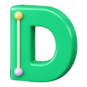 DOVI 3D D emoji
